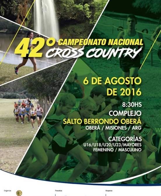 Delegación Tandilense en el Campeonato Nacional de Cross 2016