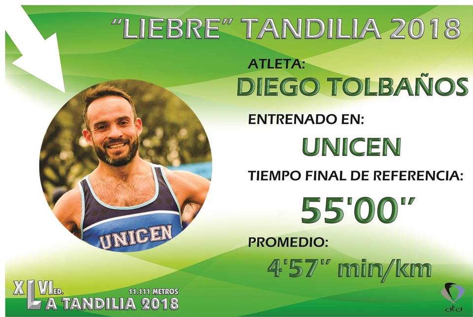 ¿Corres en torno a los 55 minutos Tandilia? Esta será tu “liebre”